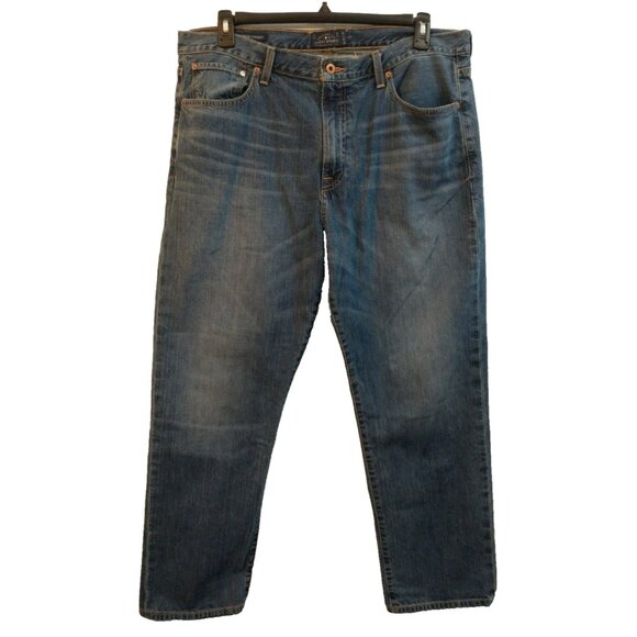 Lucky Brand 329 Men's Jeans 5-Pocket Classic Straight Blue Denim - 38 x 30 - Picture 1 of 9